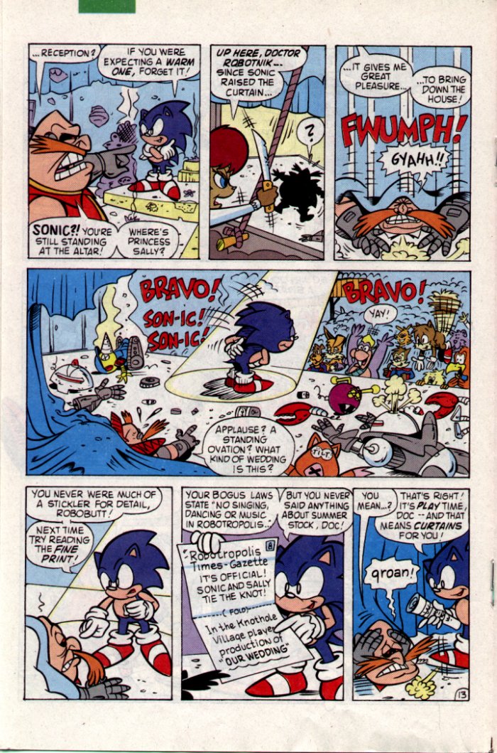 Sonic - Archie Adventure Series January 1995 Page 13